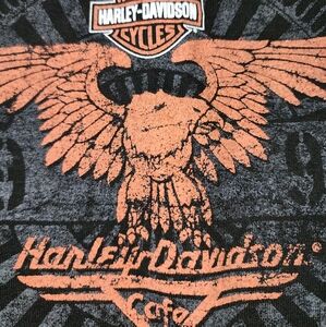 VINTAGE HARLEY DAVIDSON CAFE LAS VEGAS EAGLE AHIRT